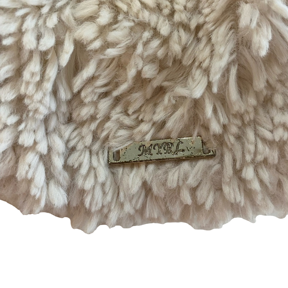 mayoral cream/tan sherpa baby vest with bunny ears 24 months - Picture 8 of 8